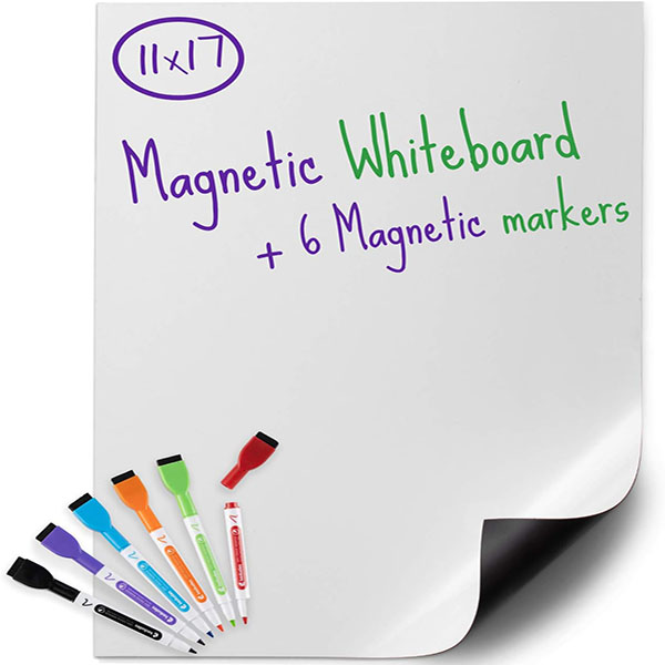 Tableau blanc magnétique effaçable à sec pour réfrigérateur, tableau blanc magnétique pour réfrigérateur