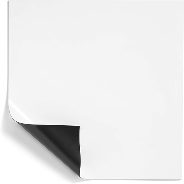 Tableau effaçable à sec, feuilles magnétiques, tableau blanc flexible avec support magnétique pour réfrigérateur, 9" x 12"